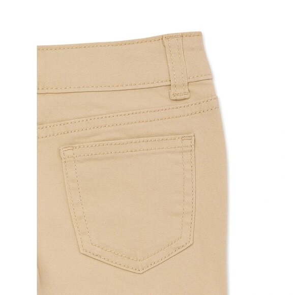 Wonder Nation Girl's Straight Leg Jeans, Size 10(Plus), Modern Fit, Straight Leg - Picture 3 of 3
